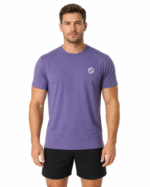 Optimize Nutrition Men's T-Shirts Cotton Blend Purple front