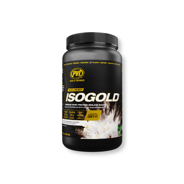 PVL Isogold 1.85lb whey protein isolate Vanilla | Optimize nutrition