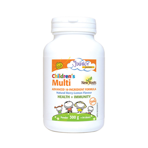 New Roots Children's Multi 300g Berry-Lemon Flavour | Optimizenutrition.ca