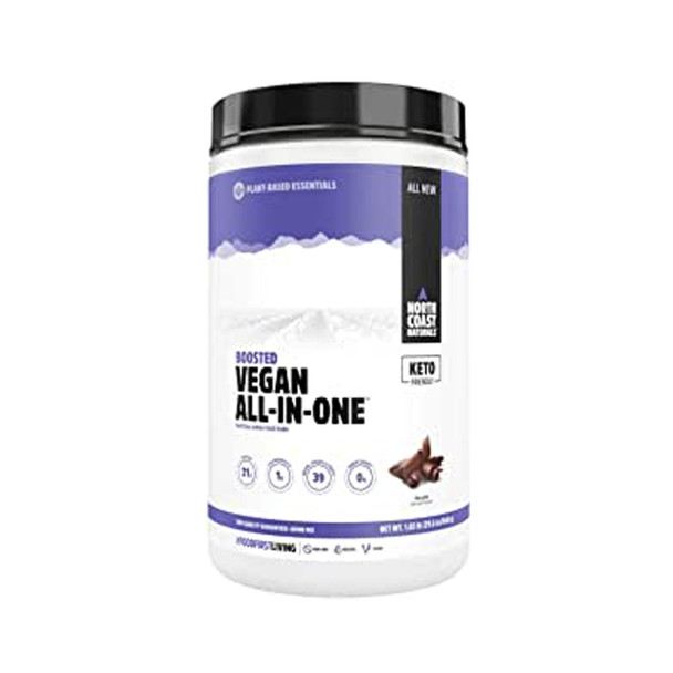 North Coast Naturals Vegan All-In-One 840g Chocolate | Optimize Nutrition North Coast Naturals Vegan All-In-One 840g Chocolate | Optimize Nutrition
