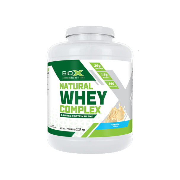 BioX  Natural Whey Complex Vanilla  2.27kg | Optimize Nutrition