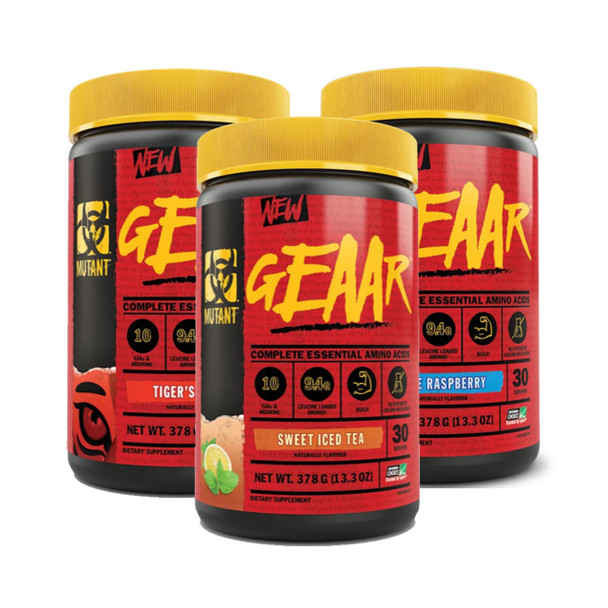 Mutant GEAAR Essential Amino Acids 378g | Optimize Nutrition Mutant GEAAR Essential Amino Acids 378g | Optimize Nutrition