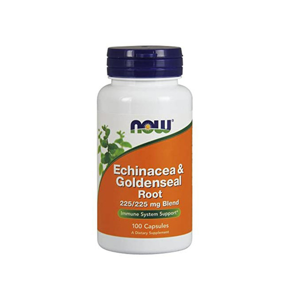 Now Echinacea & Goldenseal Roots 1:1 500mg 100Cap | Optimize Nutrition
