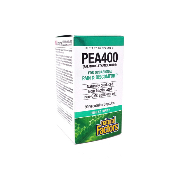 Natural Factors PEA400 90Vcap | Optimizenutrition.ca