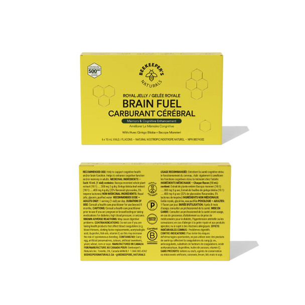 Beekeepers Naturals Brain Fuel | Optimizenutrition.ca