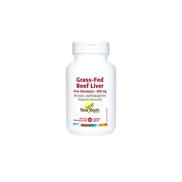New Roots Grass Fed Beef Liver Raw Glandular | Optimize Nutrition