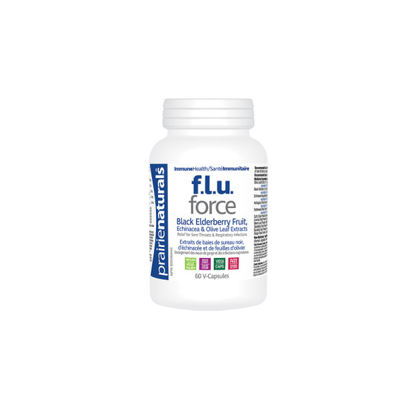 Prairie Naturals FLU Force 60Vcap | optimizenutrition.ca