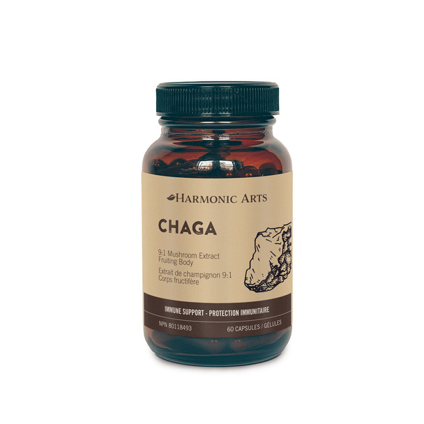 Harmonic Arts Chaga 9:1 Extract 60Cap | Optimize Nutrition