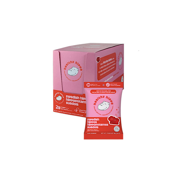 Healthy Hippo Low Sugar Gummies 12pack Swedish Hippos | Optimize Nutrition
