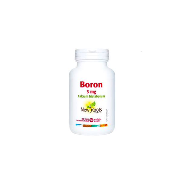 New Roots Boron 3mg 90Cap | Optimize Nutrition