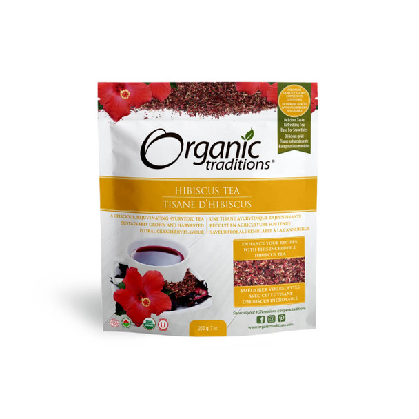 Organic Traditions Hibiscus Tea 200g | Optimize Nutrition
