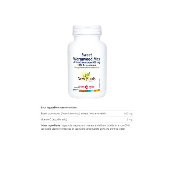 New Roots Sweet Wormwood Max Ingredients | Optimize Nutrition