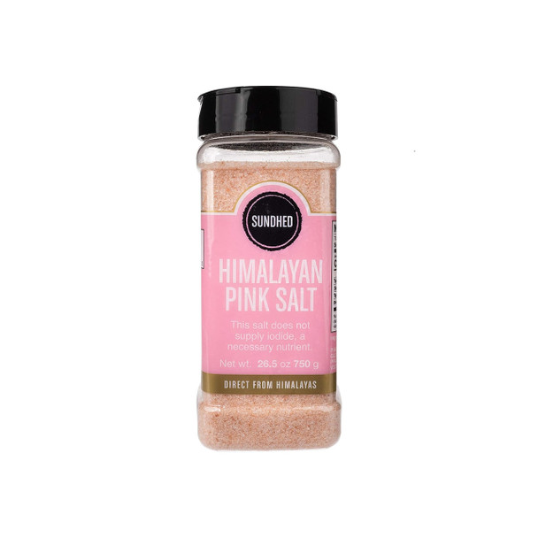 Sundhed Fine Grain Himalayan Pink Salt Jar 750g | Optimize Nutrition
