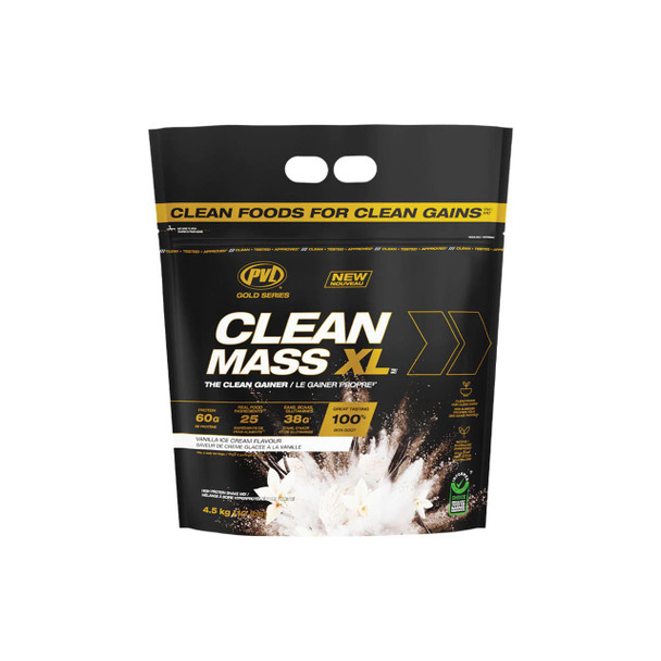 PVL Clean Mass XL 10lb Vanilla Ice Cream | Optimize Nutrition