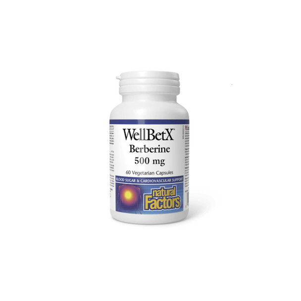 Natural Factors WellBetX Berberine 500mg 60Vcap | Optimize Nutrition