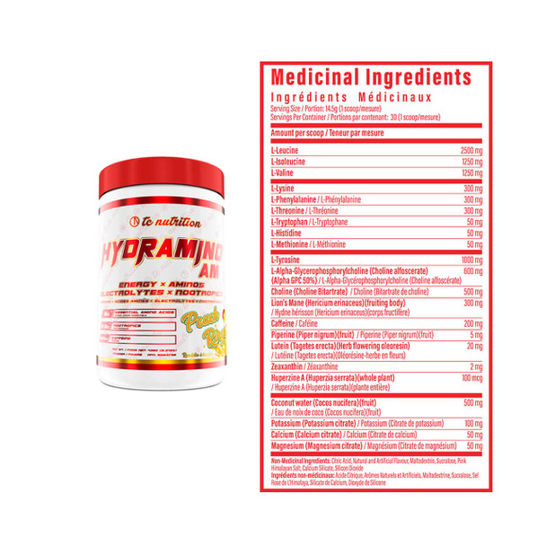 TC Nutrition Hydramino AM Ingredients | Optimize Nutrition