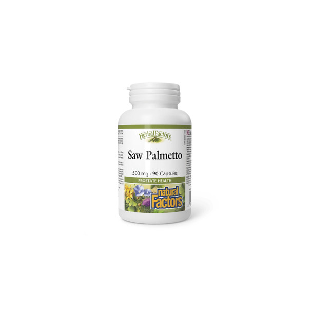 Natural Factors Saw Palmetto 500mg 90Cap | Optimize Nutrition