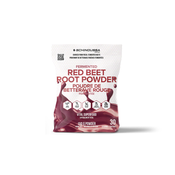 Schinoussa Fermented Red Beet Powder 150g | Optimize Nutrition