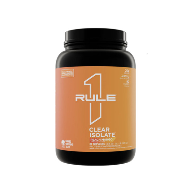Rule 1 Clear Isolate 1.52lb Clear Protein Powder | Optimize Nutrition