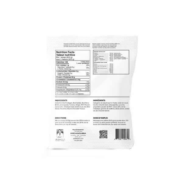 Schinoussa Phyzik Beef Protein 2lb Chocolate Ingredients | Optimize Nutrition