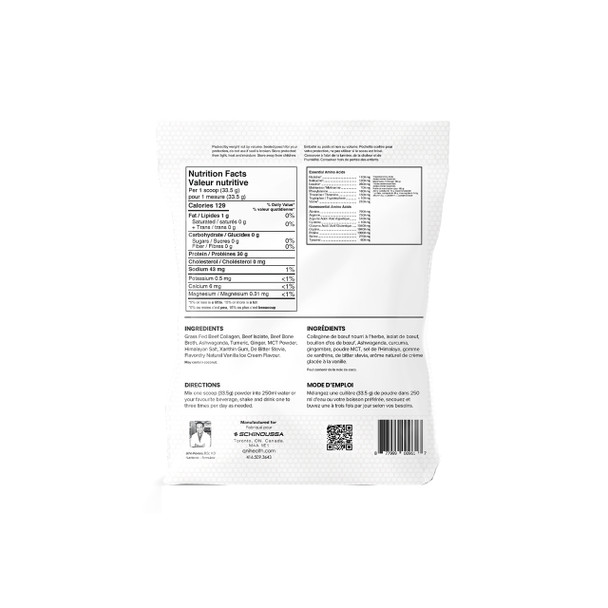 Schinoussa Phyzik Beef Protein 2lb Vanilla Ingredients | Optimize Nutrition