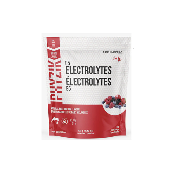 Schinoussa E5 Electrolyte berry 100g New Label  | Optimize Nutrition