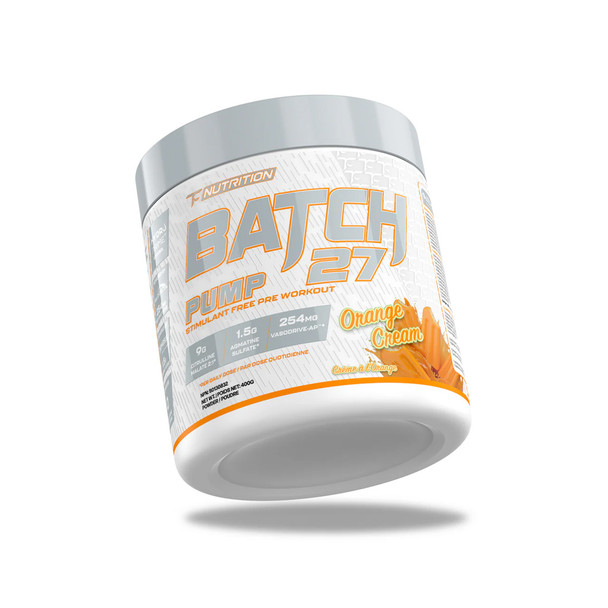 TC Nutrition Batch 27 Stim-free Pump 400g Orange Cream | Optimize Nutrition
