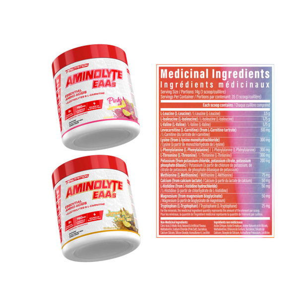 TC Nutrition Aminolyte EAAs Label | Optimize Nutrition