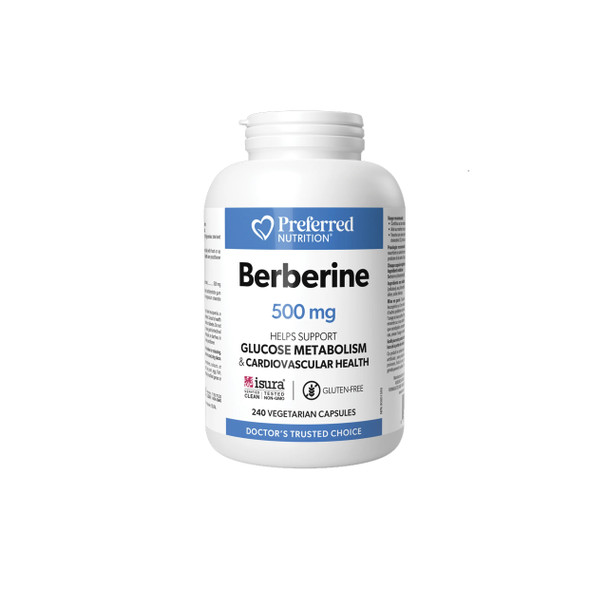 Preferred Nutrition Berberine 500mg 240Cap | Optimize Nutrition