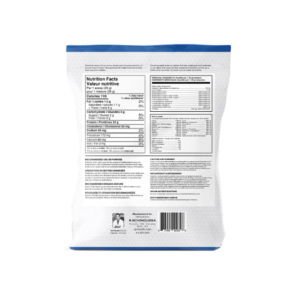 Schinoussa New Zealand Protein Whey Concentrate 2lb Grass Fed+ Probiotics Ingredients | Optimize Nutrition