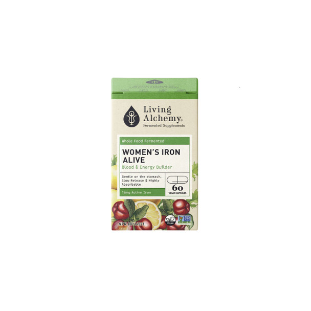 Living Alchemy Women's Iron Alive 60Vcap | Optimize Nutrition
