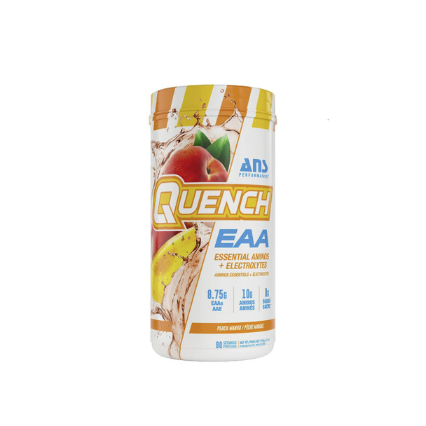 ANS Quench EAA Essential Aminos + Electrolytes 90 Serving Peach Mango| Optimize Nutrition