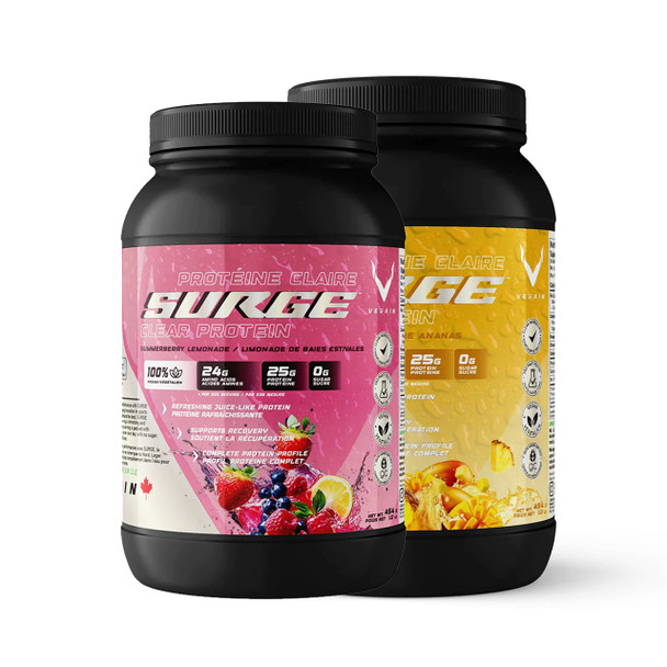 VEGAIN SURGE Clear Vegan Protein 454g | Optimize Nutrition