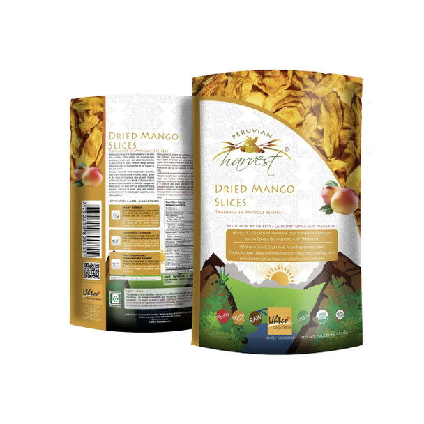 Uhtco Peruvian Harvest Dried Mango Slices 150g | Optimize Nutrition
