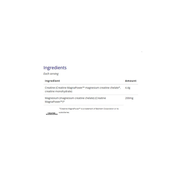 CanPrev Creatine MagnaPower 188g Ingredients | Optimize Nutrition