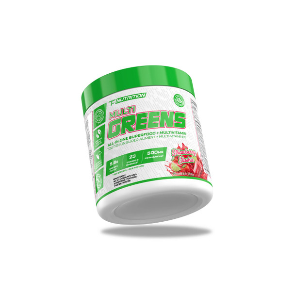 TC Nutrition Multi Greens 405g Strawberry Slushie | Optimize Nutrition