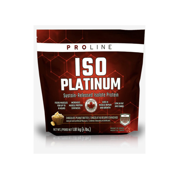 Proline Iso Platinum Sustained Release 4lb Chocolate PB | Optimize Nutrition