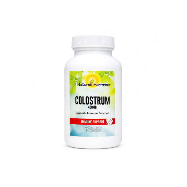 Nature's Harmony Colostrum 450mg 120cap | Optimize Nutrition