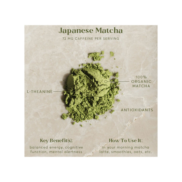 Amoda Japanese Matcha 70g Info | Optimize Nutrition