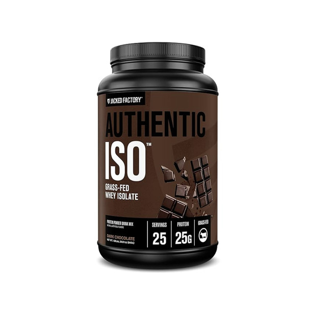 Jacked Factory Authentic Iso 25 Serving Grass Fed Whey Isolate Choc | Optimize Nutrition