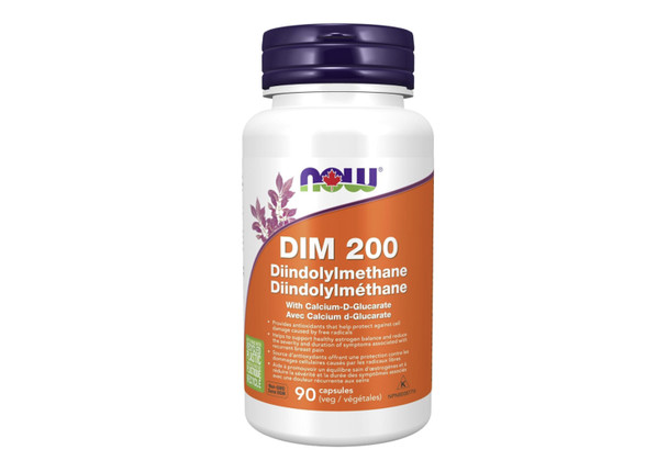 Now DIM 200mg w/ Cal Glucarate 90vcap | Optimize Nutrition