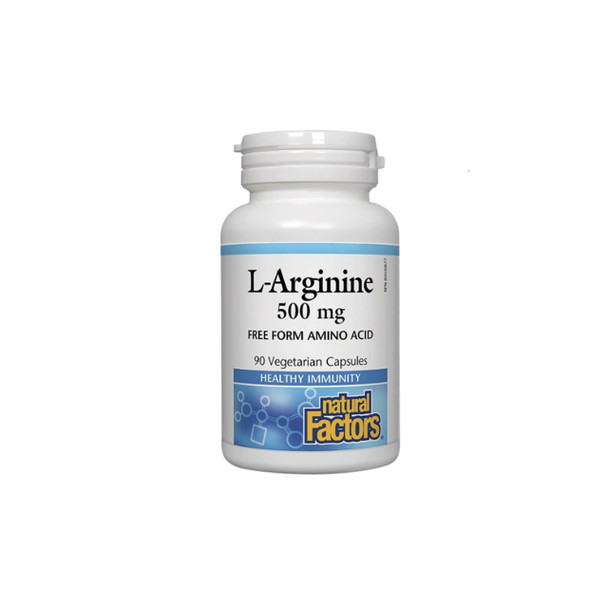 Natural Factors L-Arginine 500mg 90Vcap | Optimize Nutrition