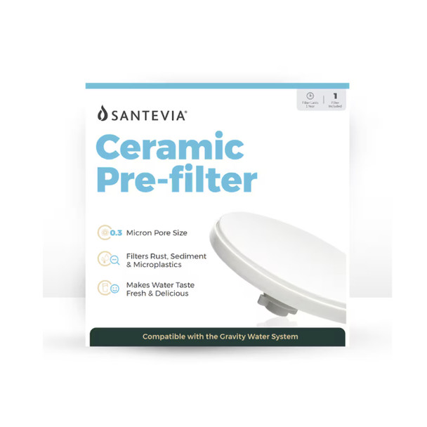 Santevia Ceramic Pre-Filter for Countertop Model | Optimize Nutrition