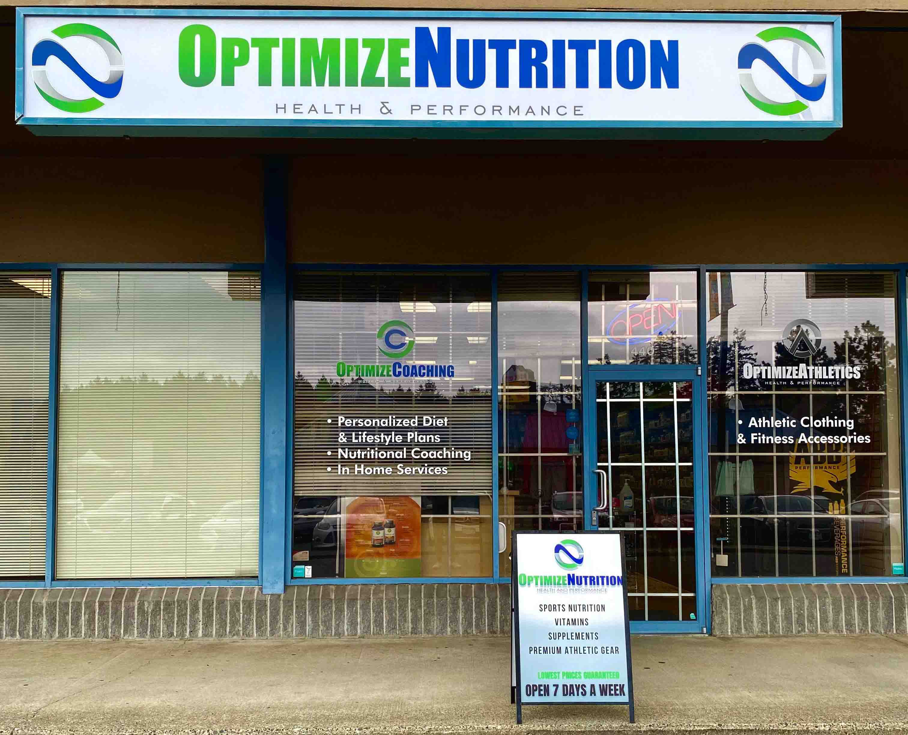 Optimize Nutrition Storefront