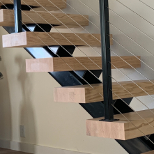 Mono Stringer Straight Stairs