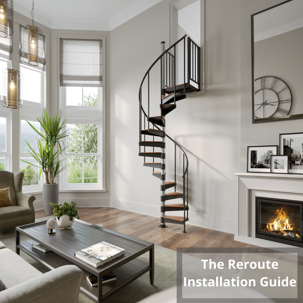 to download Klan Spiral Stair Installation Instructions [758Kb pdf]