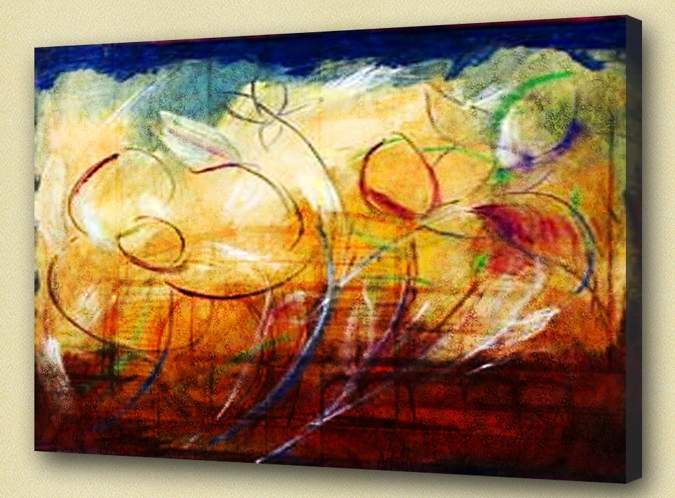 Buy Zen Leaves By Community Artists Group Rs 9990 Code 41abt100 4030 Shop Art Paintings Online In India