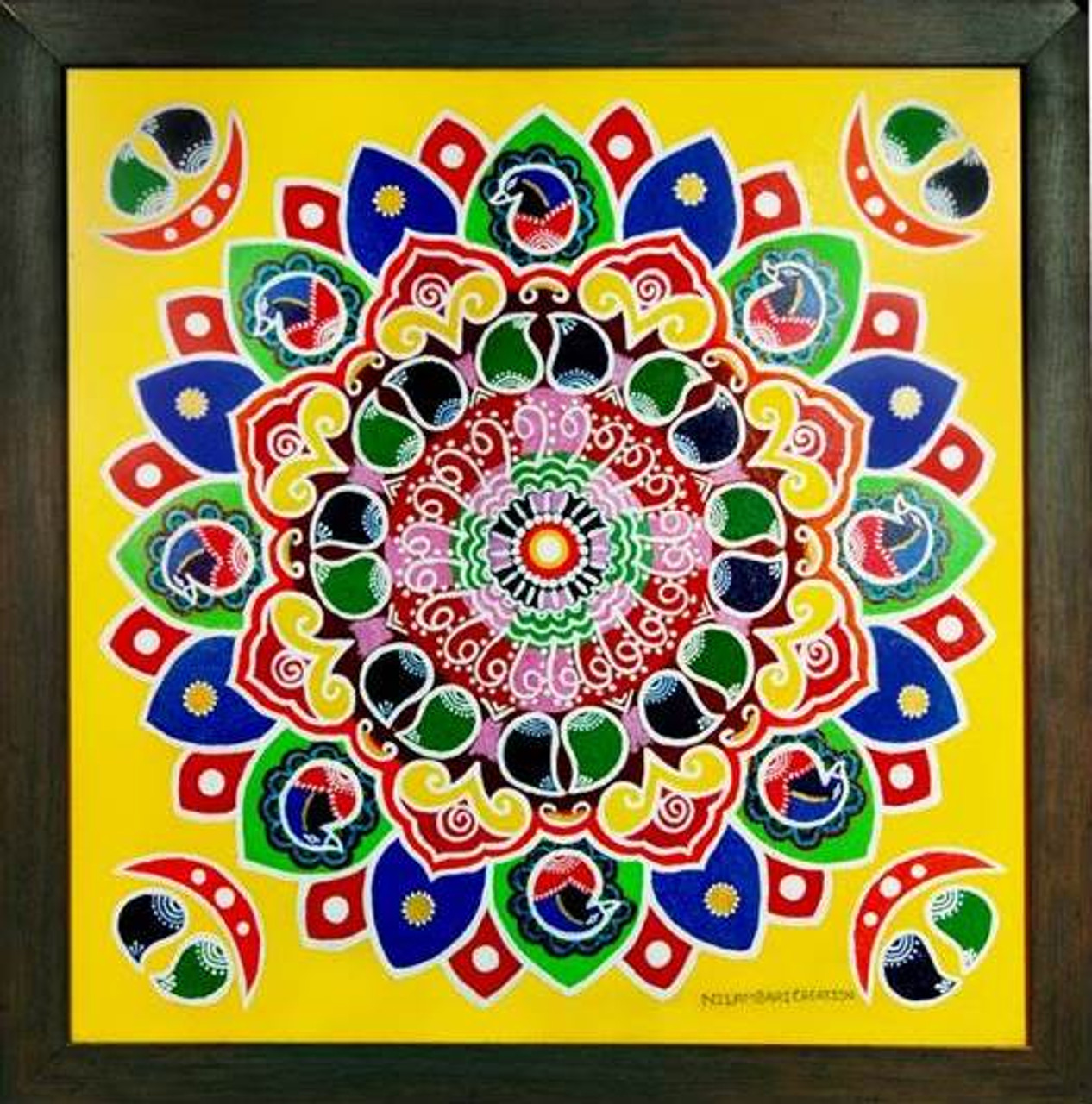 Buy Rangoli Art 3 by Community Artists Group@ Rs. 16390. Code ...