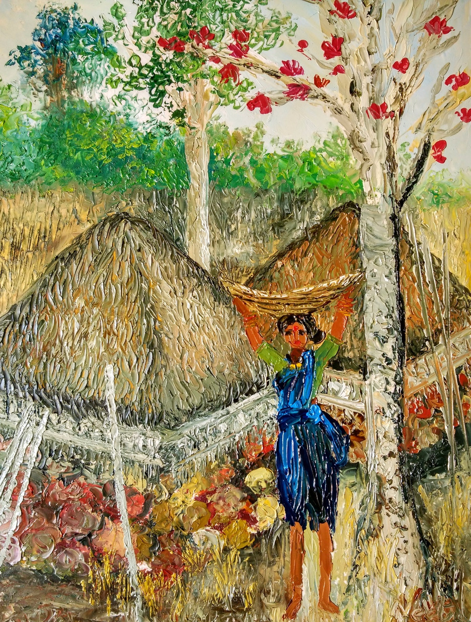 life in village with beautiful art — Steemit