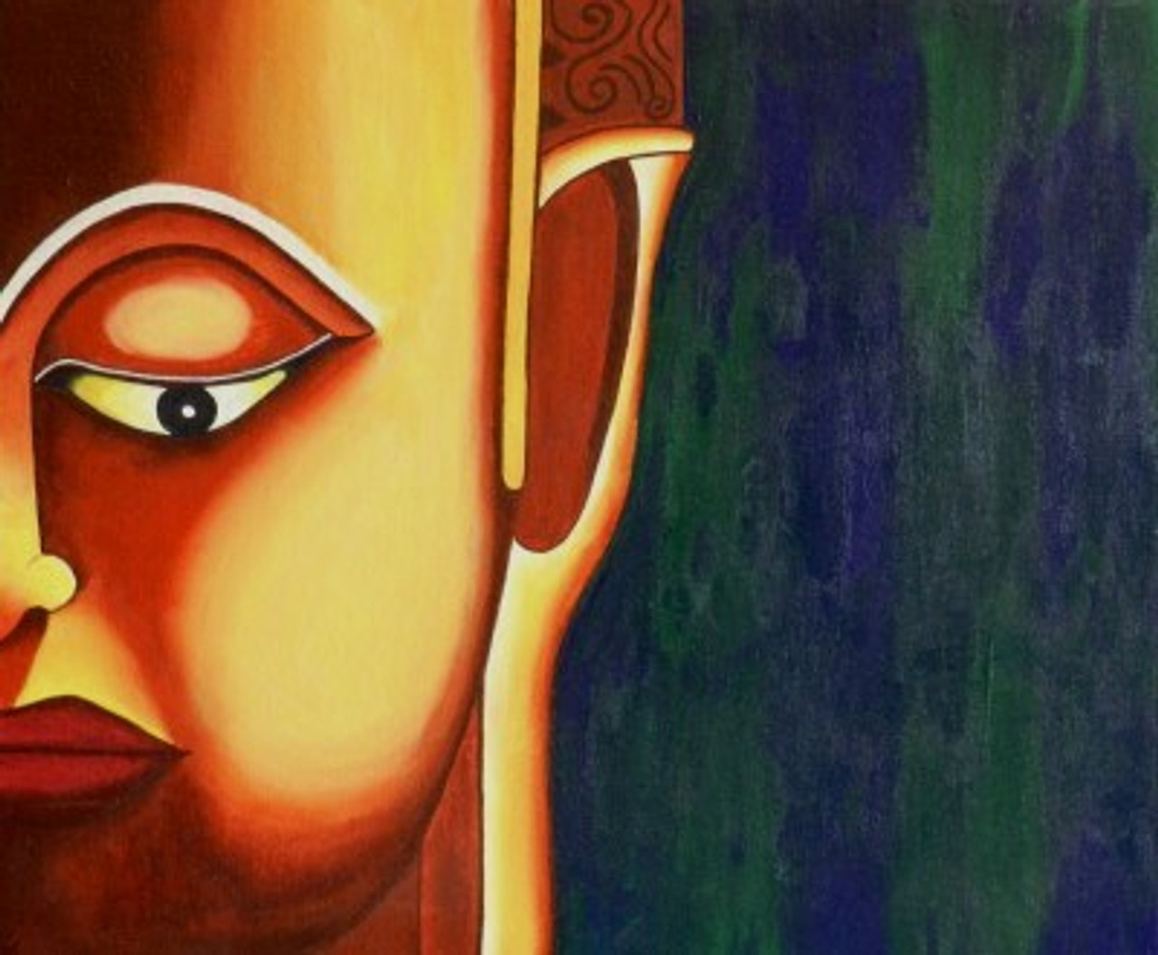 Seasonsbuddha 23in X 19in Canvas Board Buddha Latest